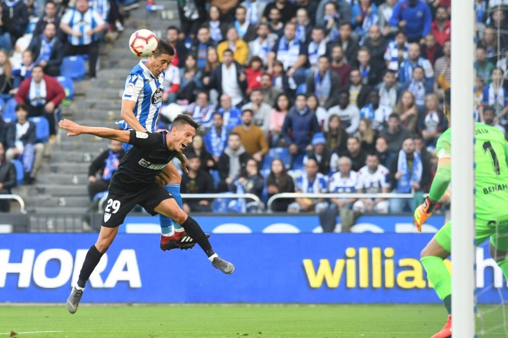 El Dépor remonta y le gana 4-2 al Málaga