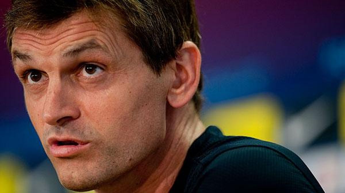 Tito Vilanova parla sobre la seva explusió.