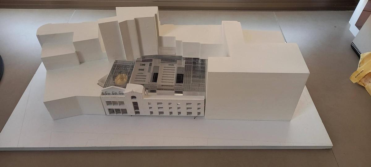 Maqueta de la futura nueva sede del CEU en Elche