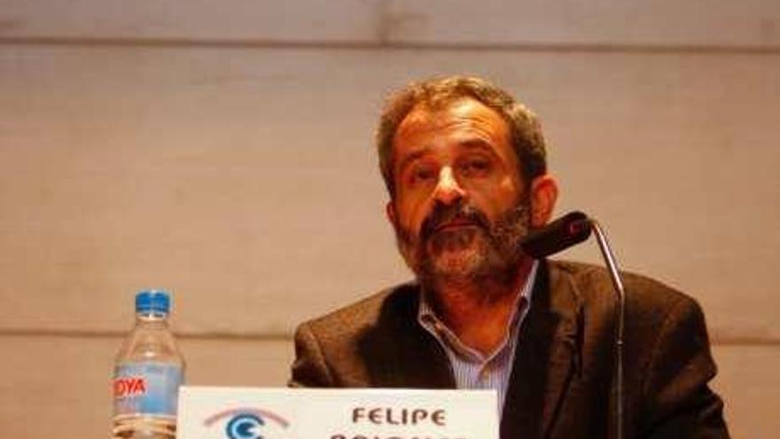 Felipe Briones, durante la conferencia de ayer.