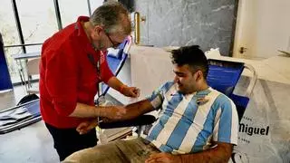 150 personas se suman al Málaga CF-Real Murcia gracias a la donación de sangre
