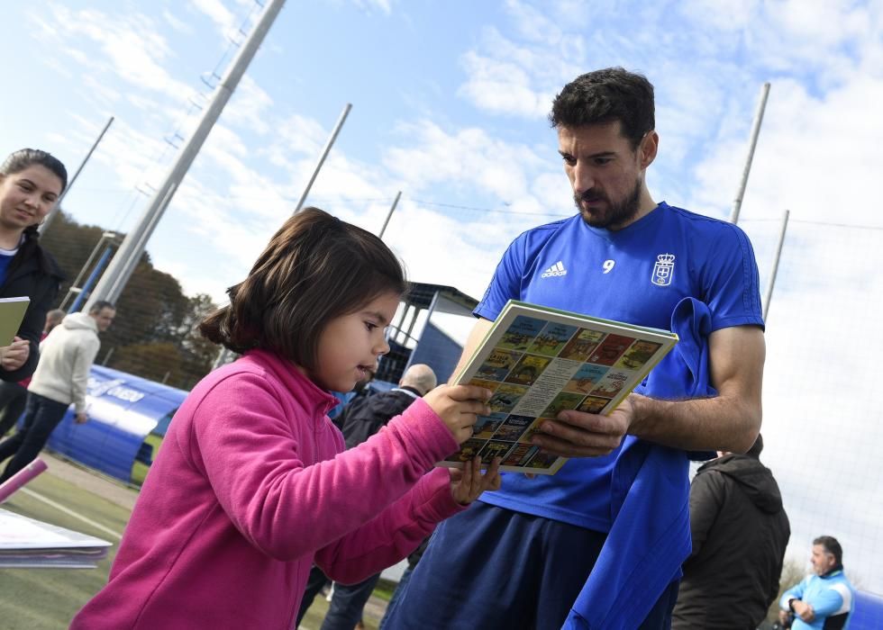 El Oviedo prepara el encuentro ante el Almería en