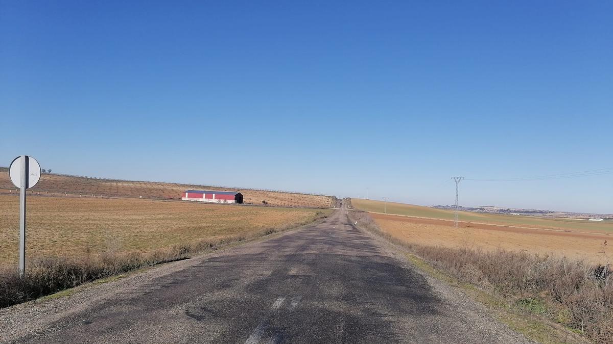 Vista general de la carretera.