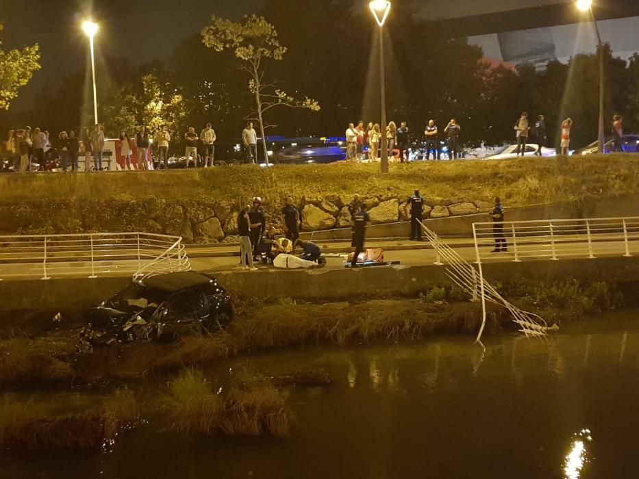 Accidente en el río Piles