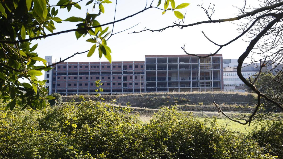 Vista del Hospital de Cabueñes.
