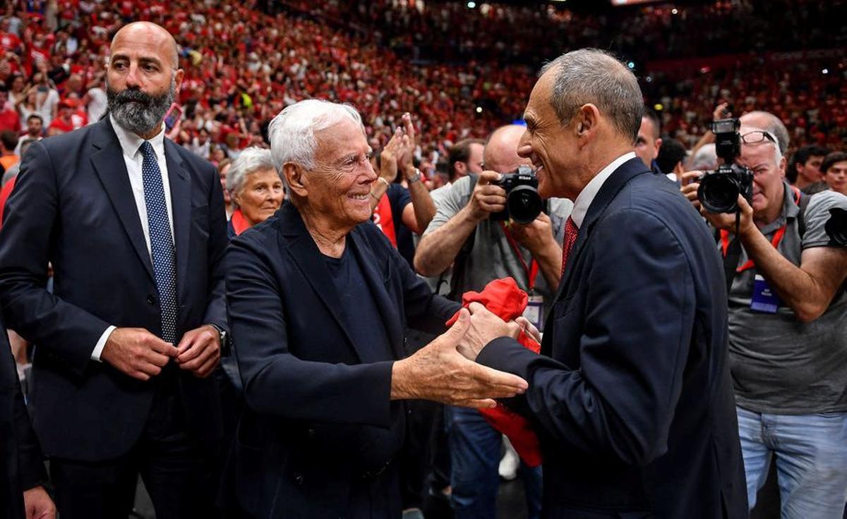 Ettore Messina reconoció como un "regalo" de Armani la llegada de Nikola Mirotic