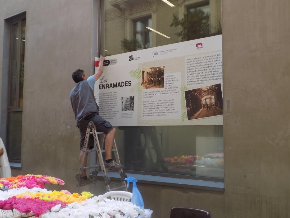 Les enramades de Sallent arriben a Gràcia