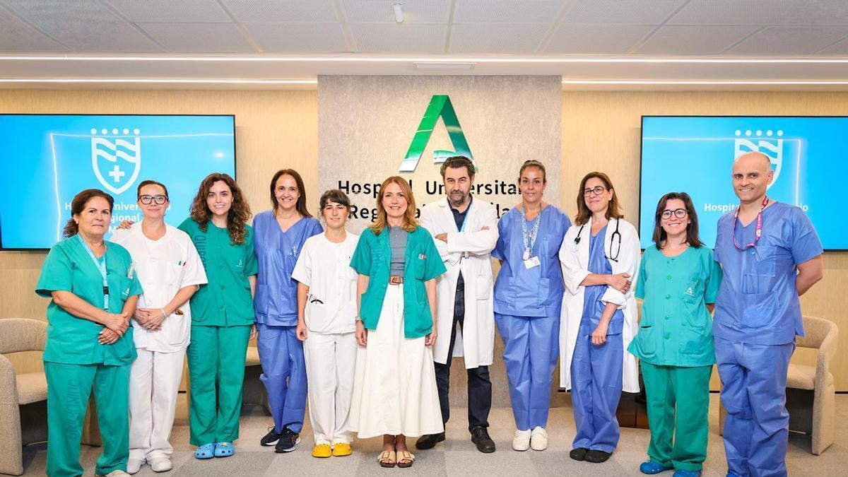 Miembros del equipo de la Sección de Trasplante Hematopoyético del Hospital Regional