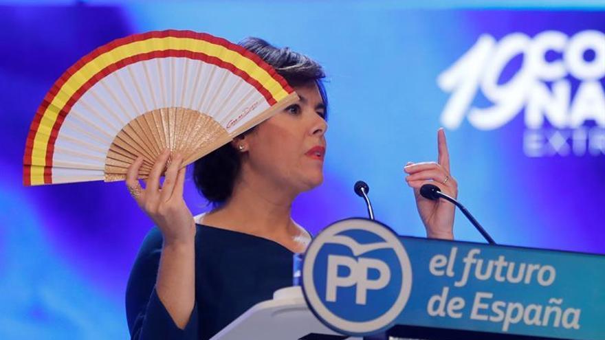 Santamaría comparó al PP con un abanico, que debe abrirse para ser grande