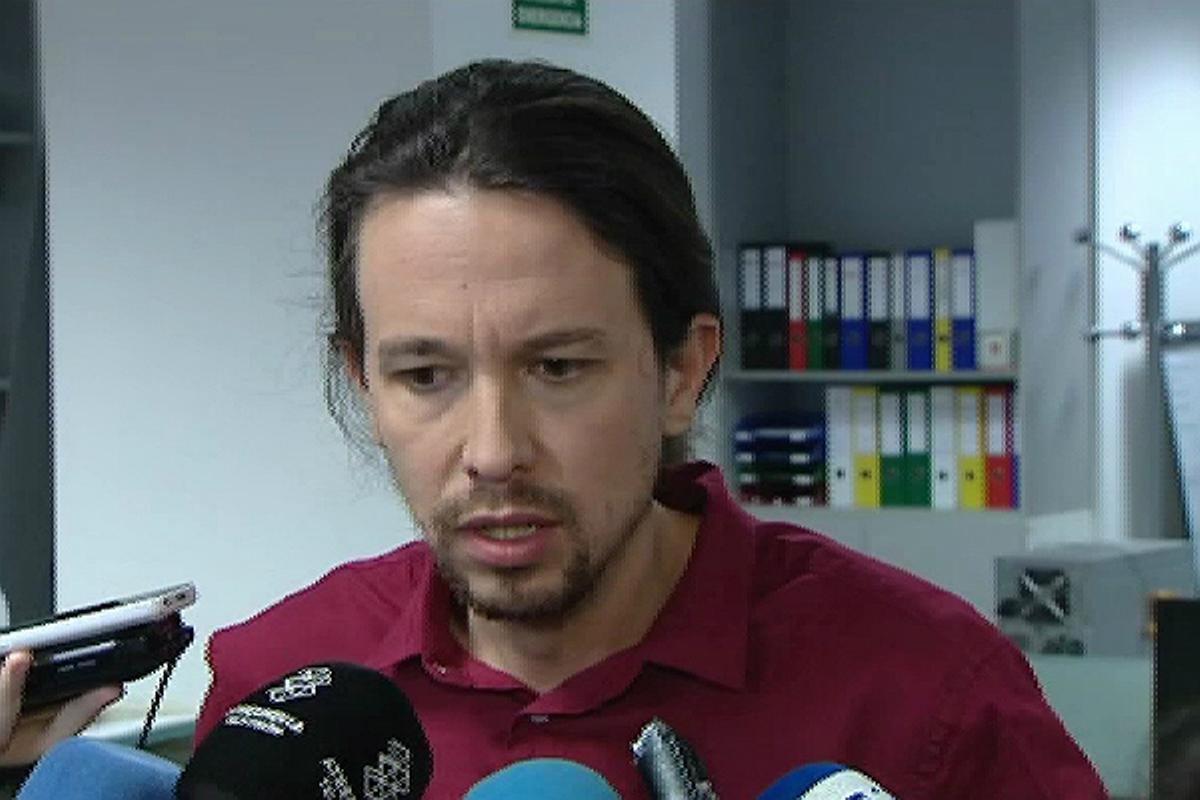 El secretari general de Podem, Pablo Iglesias, s’ha pronunciat sobre la detenció i posterior posada en llibertat de l’exvicepresident, Rodrigo Rato.