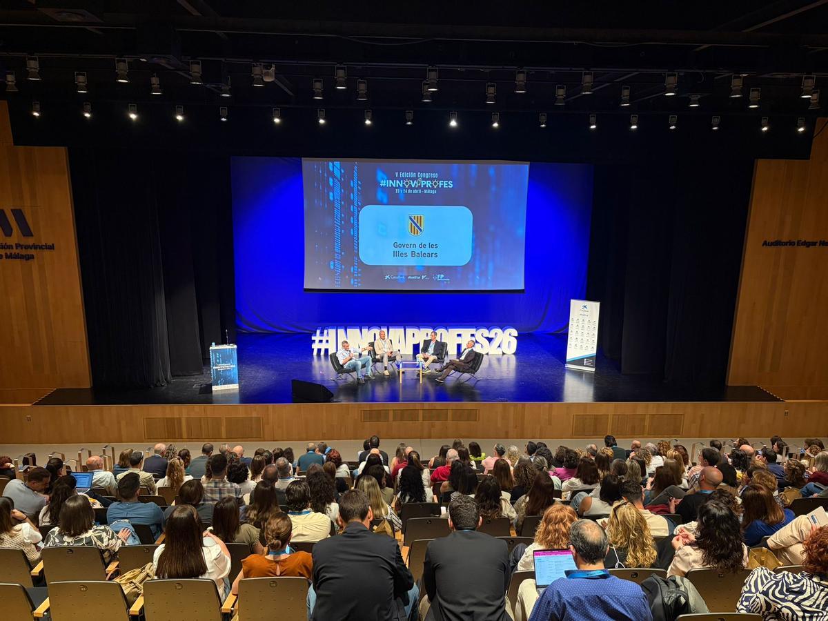 Las ponencias de Innovaprofes se están celebrando en el auditorio Edgar Neville de la Diputación de Málaga.