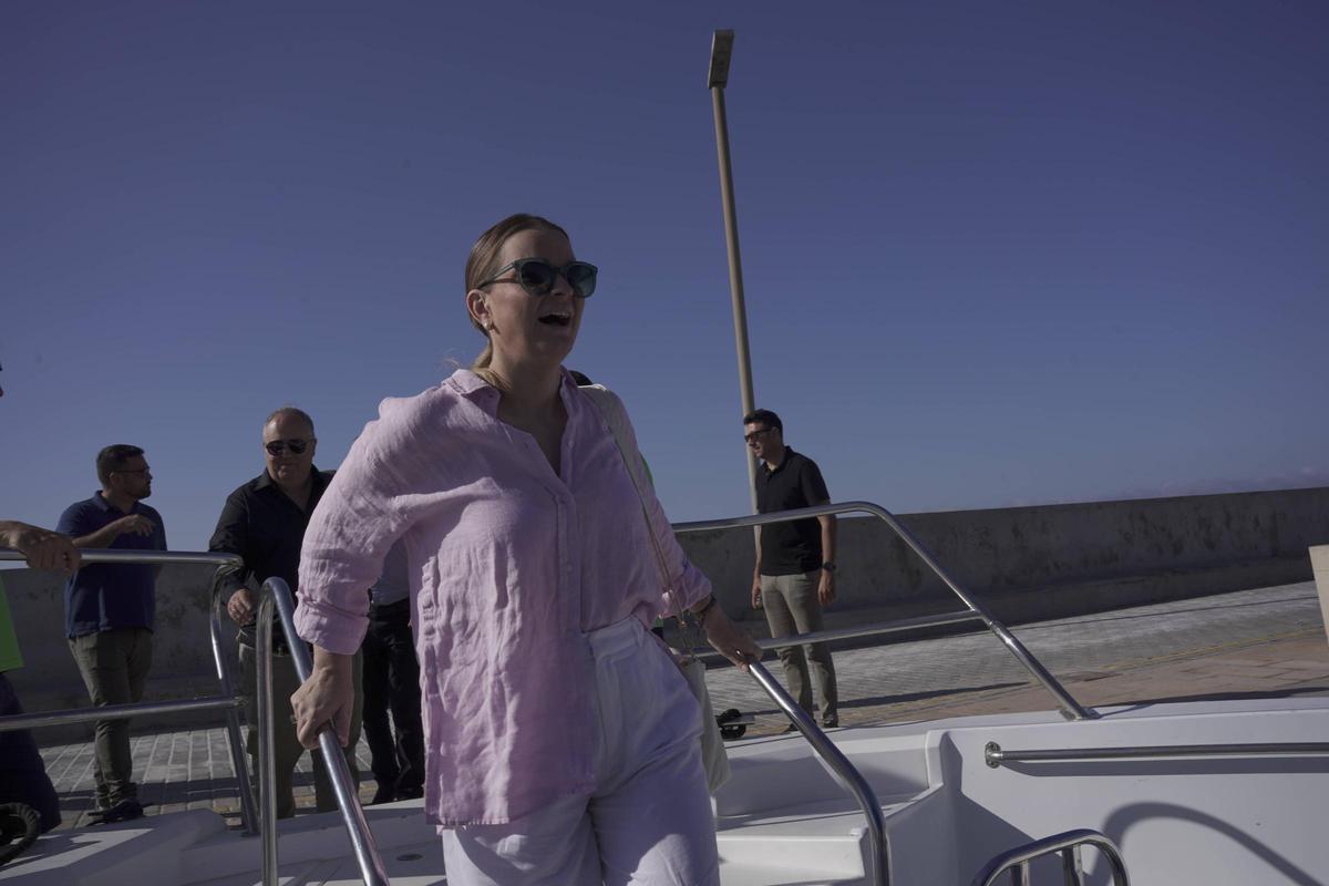 Marga Prohens visita la isla de Cabrera Marga Prohens visita la isla de Cabrera