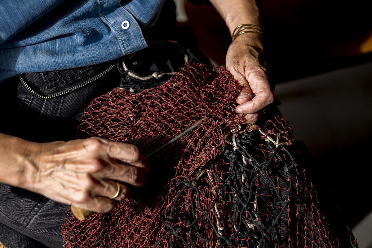 Mar Fraga en su taller