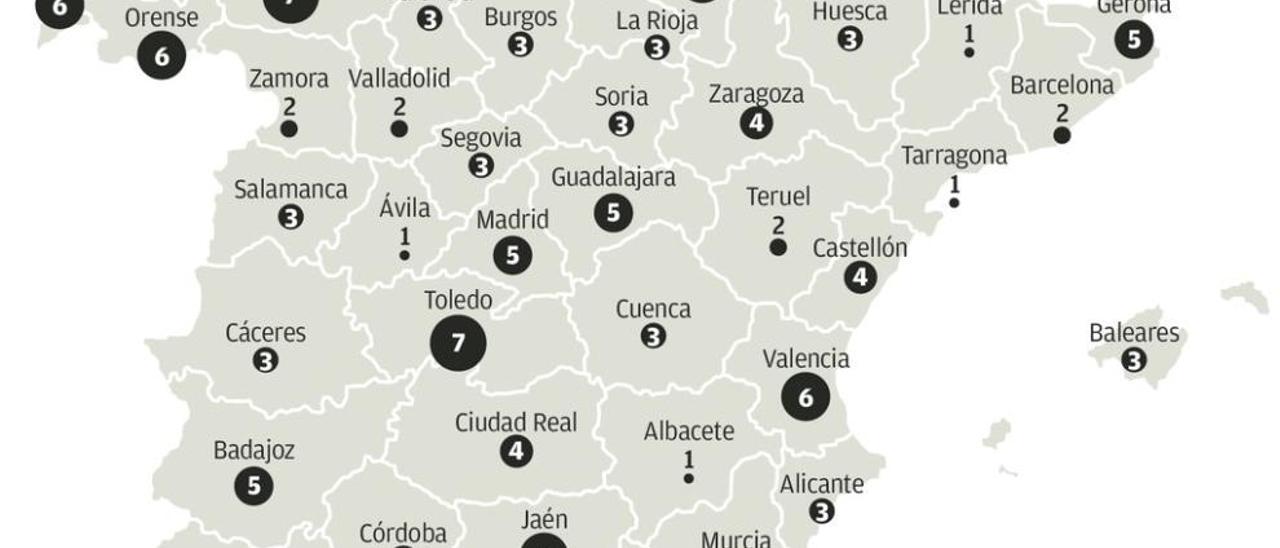 Ellas encabezan un 34% de las circunscripciones de toda España