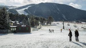 Una de las pistas de la estación de La Molina, en una imagen de noviembre del pasado año.