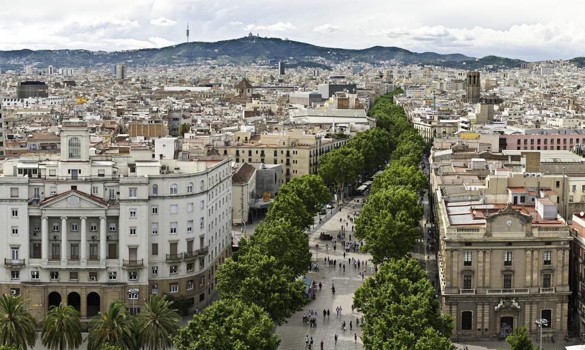 La Rambla, el corazón de Barcelona.