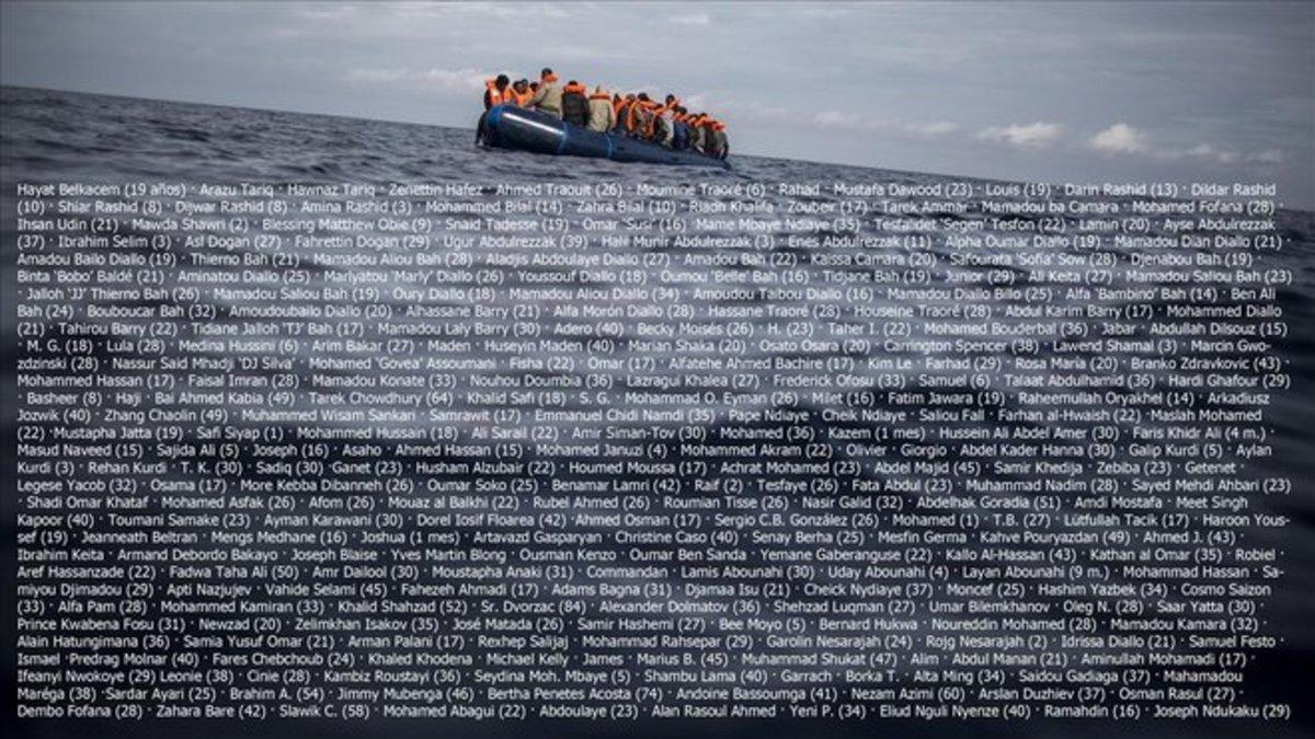 EL PERIÓDICO publica la lista completa de los 35.597 migrantes y refugiados muertos en la ruta del Mediterráneo cuyo fallecimiento se ha podido documentar