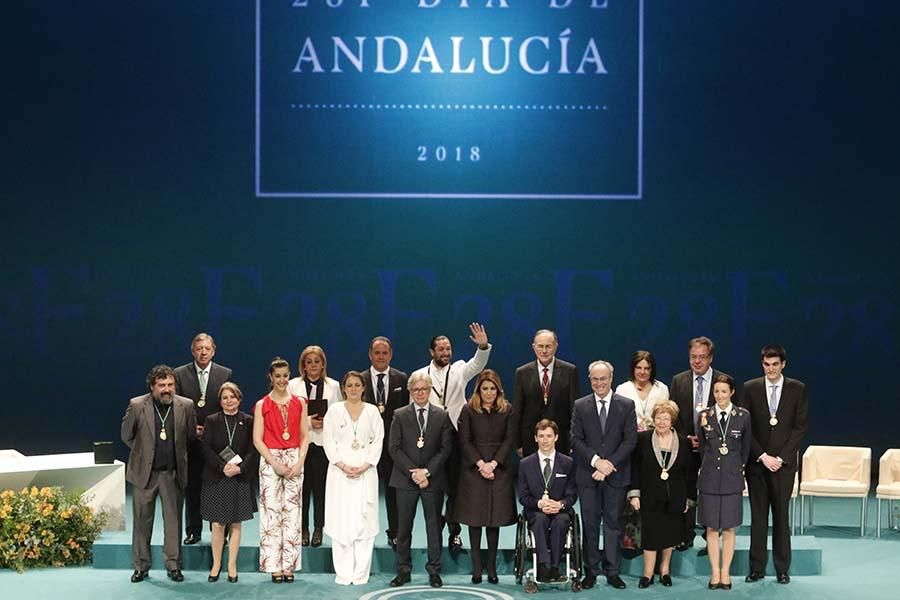 Entrega de las Medallas de Andalucía en imágenes