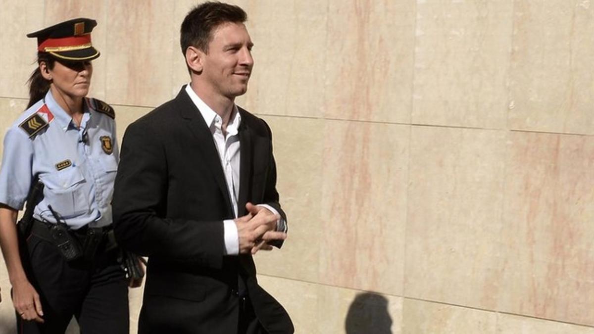 Leo Messi acudió a declarar en 2013
