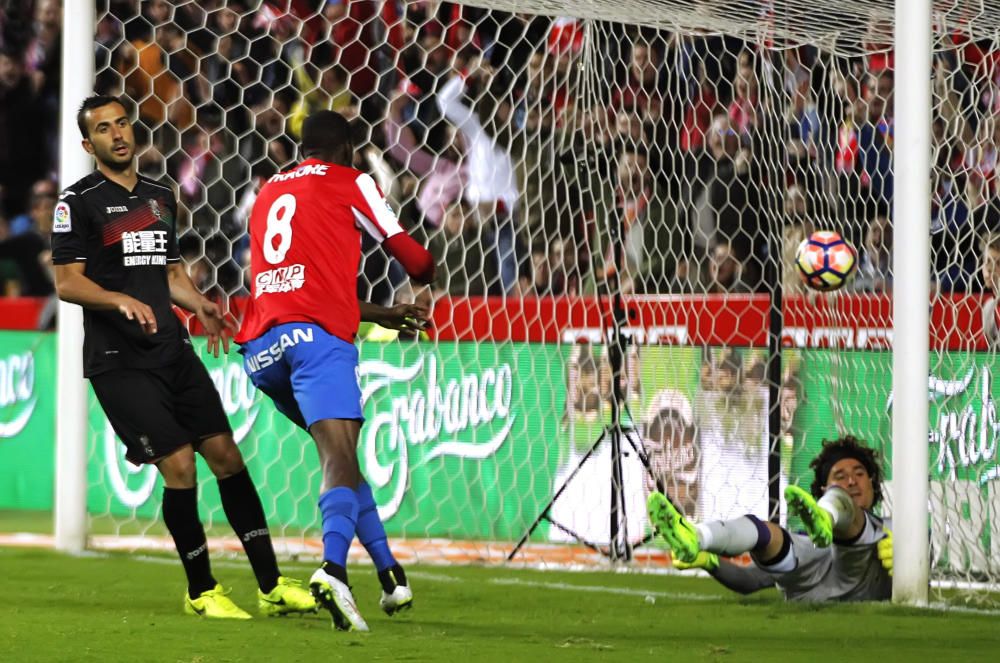 El partido entre el Sporting y el Granada, en imágenes