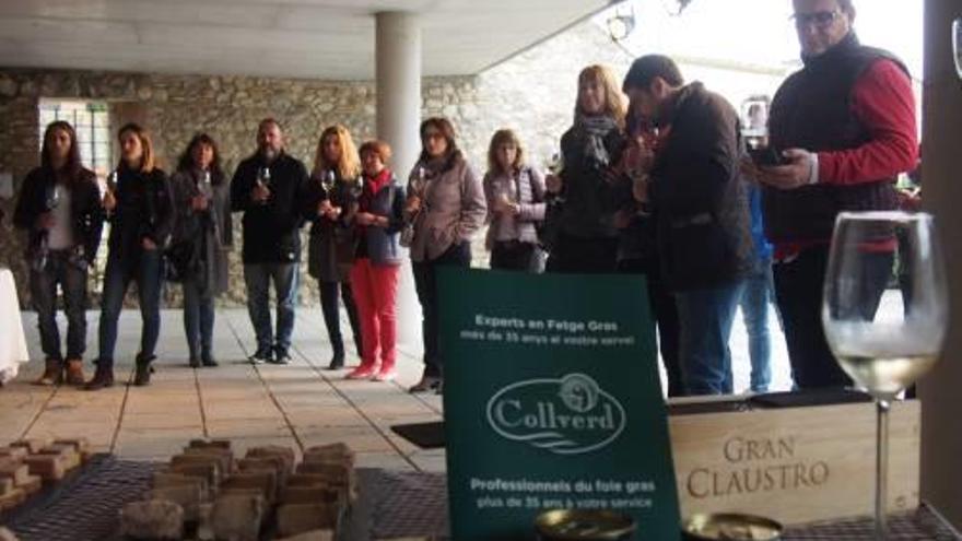 Tast de vins i foie en el Claustre de Peralada