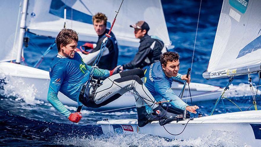 Die Regatta Princesa Sofía in der Bucht vom Palma ist der Saisonauftakt der Segler.