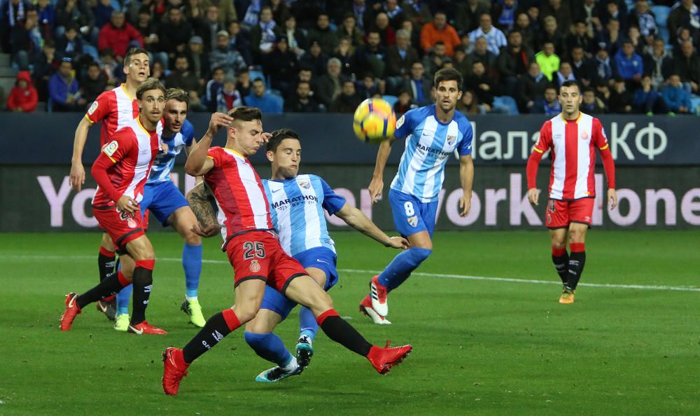 Les millors imatges del Màlaga - Girona (0-0)