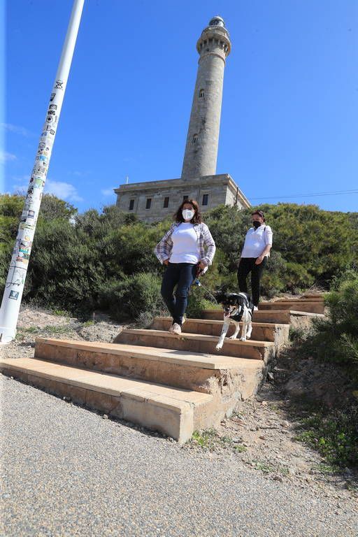 Así estaban hoy Cabo de Palos y La Manga