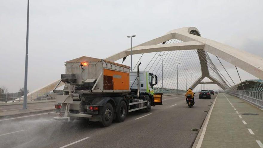 Alerta amarilla en zonas de Zaragoza y Teruel por fuertes nevadas