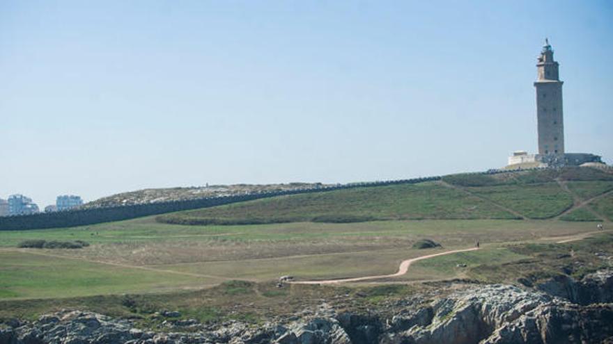 Vista de la Torre de Hércules.