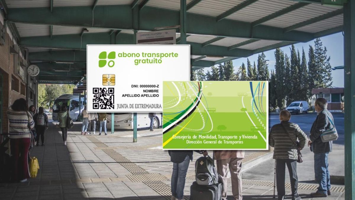 Abono de Transporte Gratuito en Extremadura