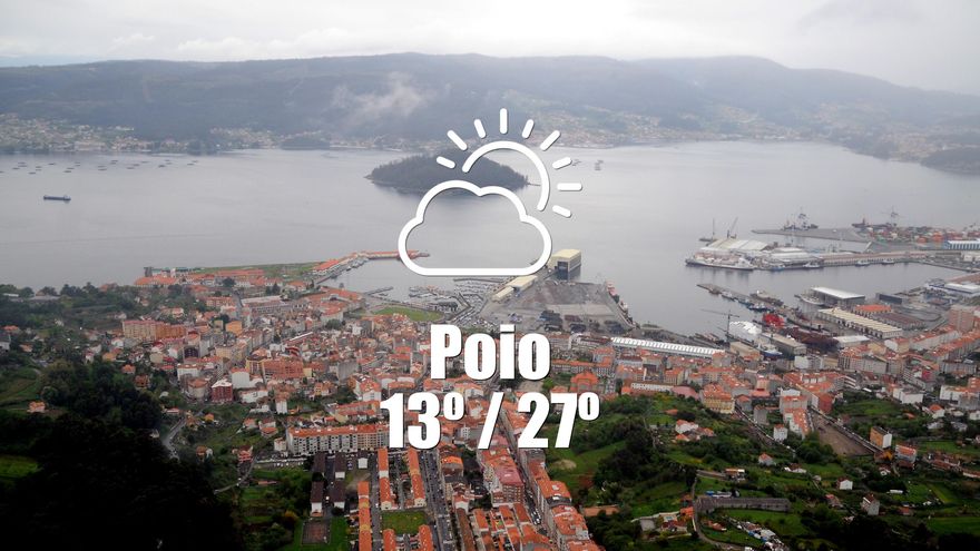 El tiempo en Poio: previsión meteorológica para hoy, lunes 14 de julio