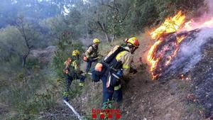 Estabilizado el incendio forestal de Tortosa, que ha afectado unas 30 hectáreas
