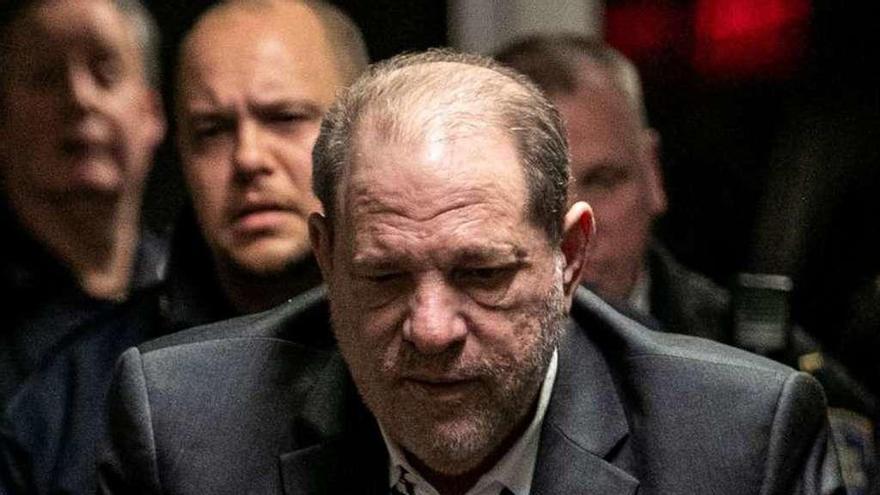 Harvey Weinstein, en una de las jornadas del juicio.