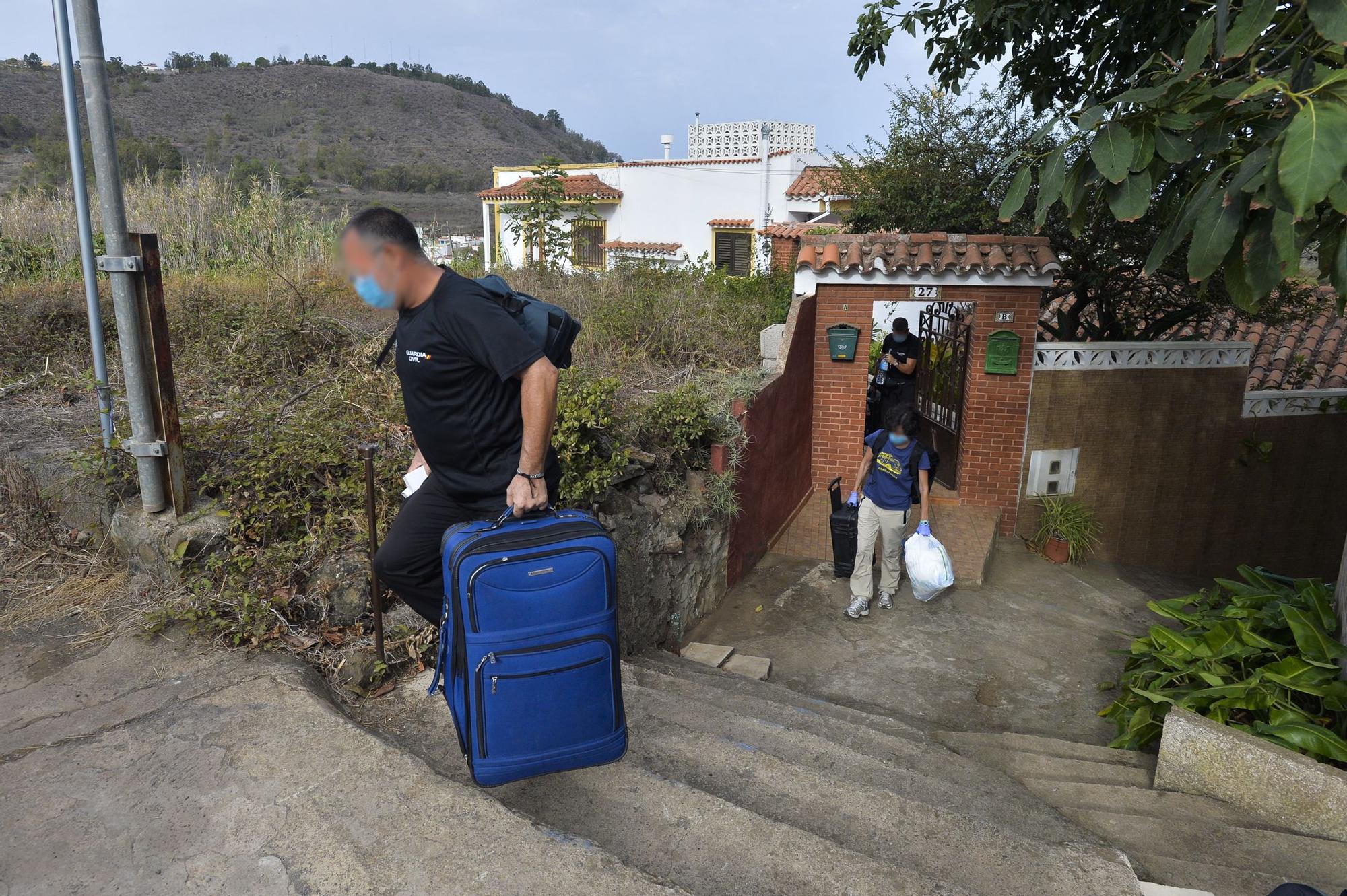 La Guardia Civil registra una vivienda en Teror en relación al taxista desaparecido