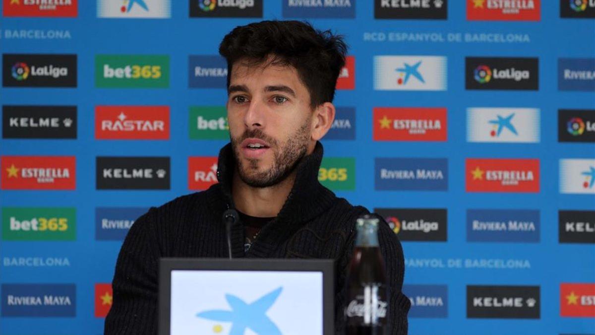 Dídac Vilà, lateral del Espanyol, quiere pensar en Europa.