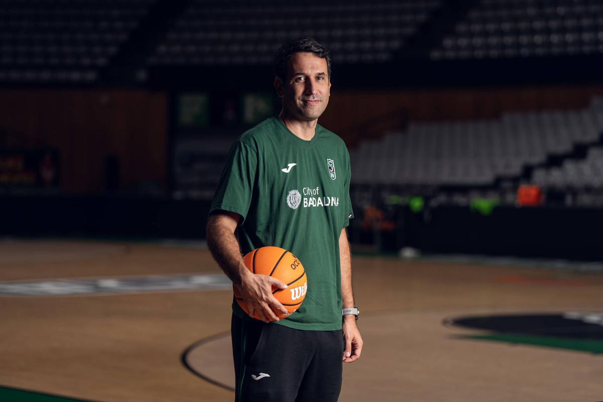 Badalona. Entrevista a Dani Miret, entrenador del Joventut de Badalona, en la previa del partido contra el Barça, correspondiente a la Liga Endesa, que se disputará el domingo 18 de octubre. 16 de octubre de 2026. Deportes. AUTOR: ZOWY VOETEN