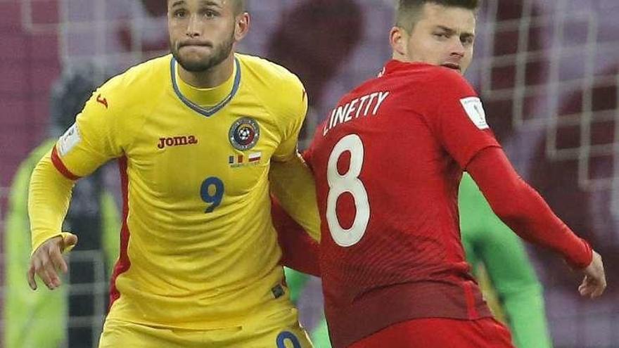 Andone jugó la segunda parte en la derrota de Rumanía ante Polonia