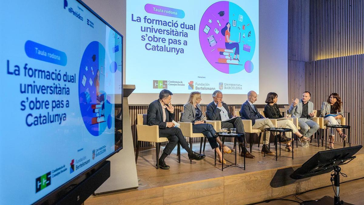 Los participantes en el encuentro, celebrado la semana pasada y moderado por Sergi Saborit, subdirector de EL PERIÓDICO.