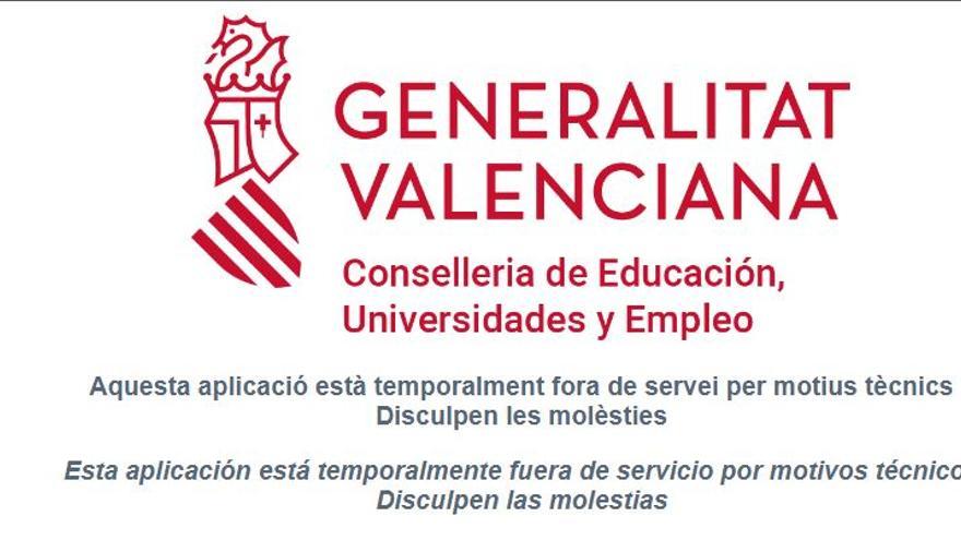 Cau la web per a consultar les notes de la PAU després d&#039;una allau de consultes