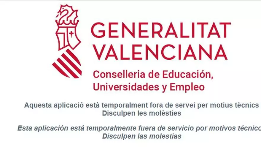 Cau la web per a consultar les notes de la PAU després d'una allau de consultes