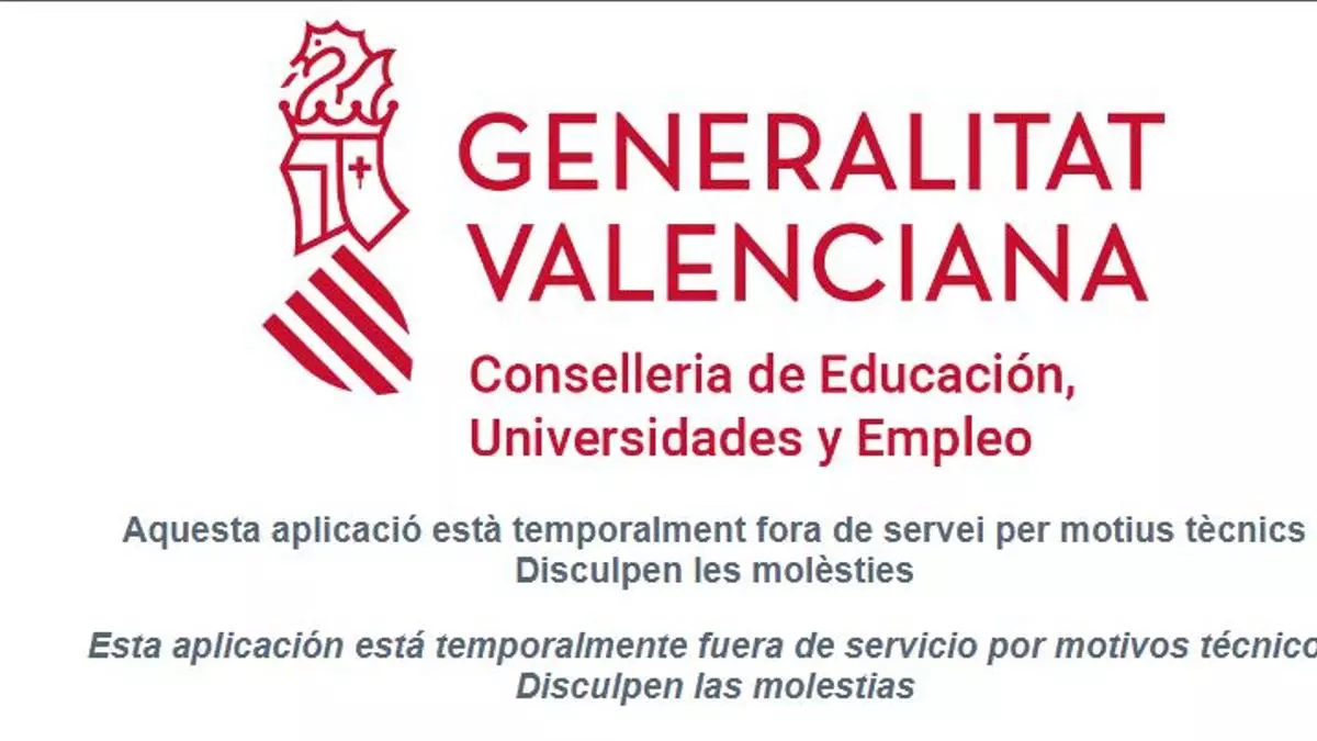Cae la web para consultar las notas de la PAU tras una avalancha de consultas