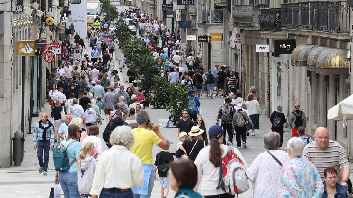 Príncipe repleta de turistas a principios del pasado mes de junio.