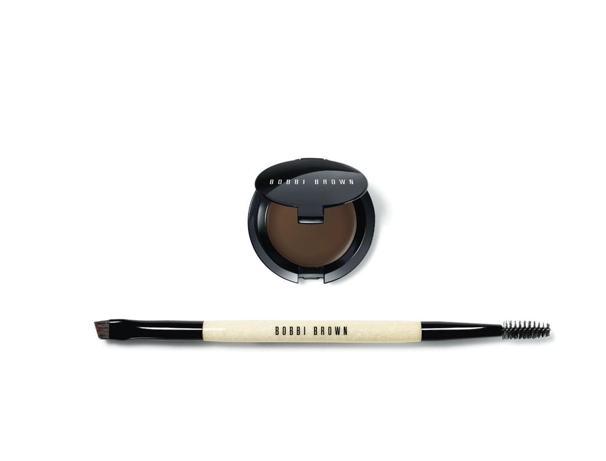 10. Long-Wear Brow Gel y Dual-Ended Brow Definer/Groomer Brush, de Bobbi Brown