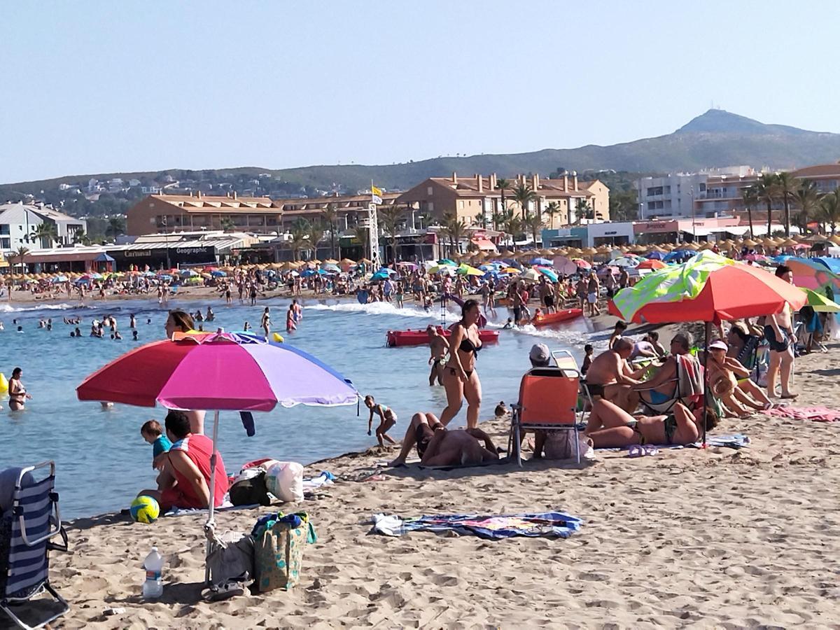 La playa del Arenal de Xàbia