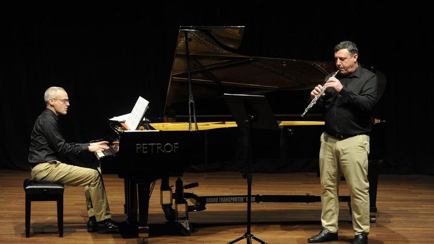 Fontenla y García en el concierto de ayer.   | // BERNABÉ/JAVIER LALÍN