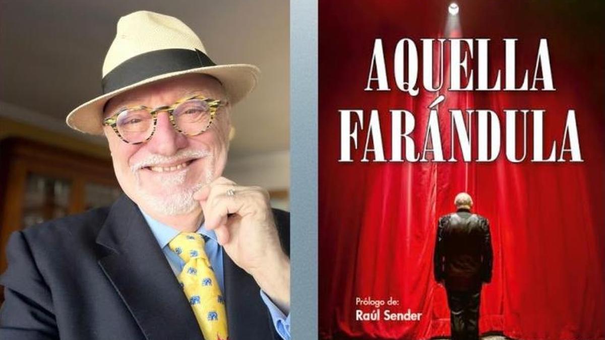 Moncho Borrajo y  la novela que presentará.