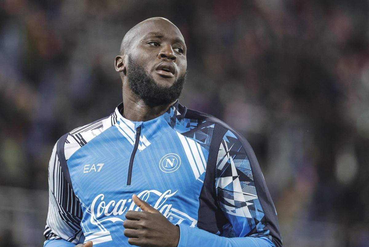 Romelu Lukaku, jugador del Nápoles