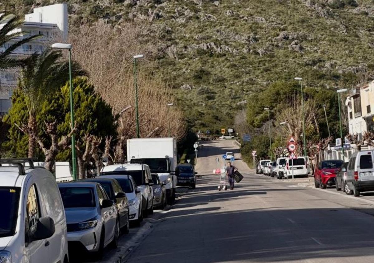 Imagen de la parte alta de la avenida, por donde el Ayuntamiento quiere iniciar las obras.