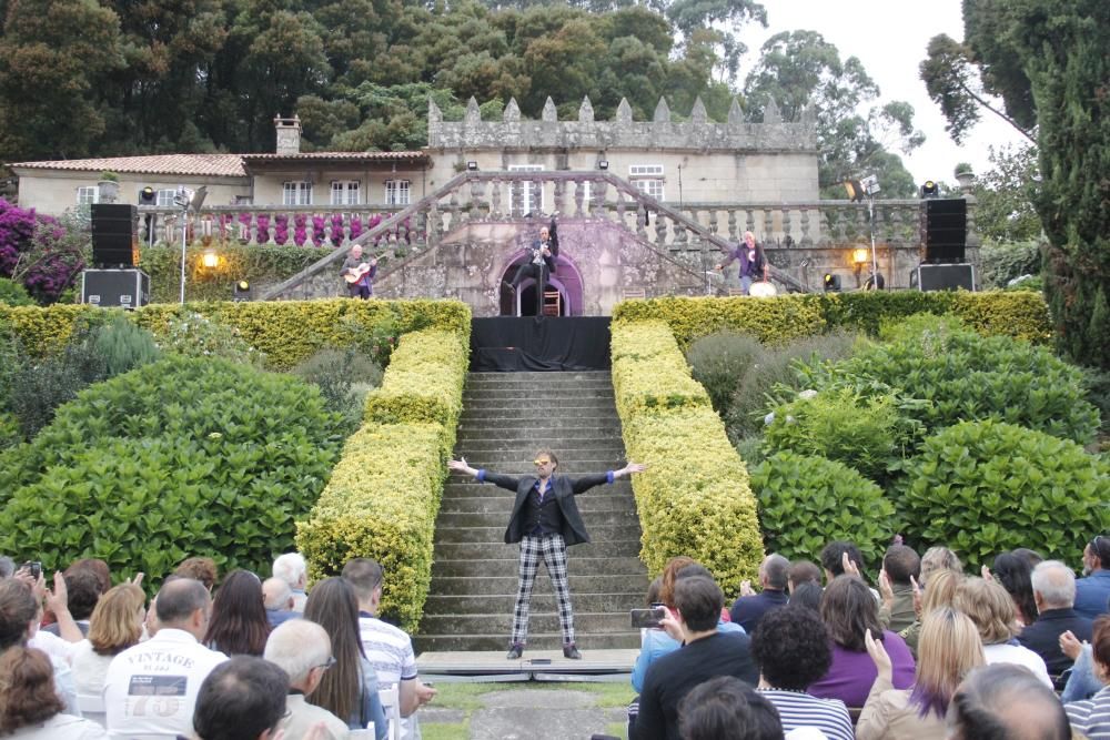 El hechizo de Carlos Núñez en el pazo de Santa Cruz